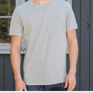 Outerknown Sojourn Tee Medium Grey NWT